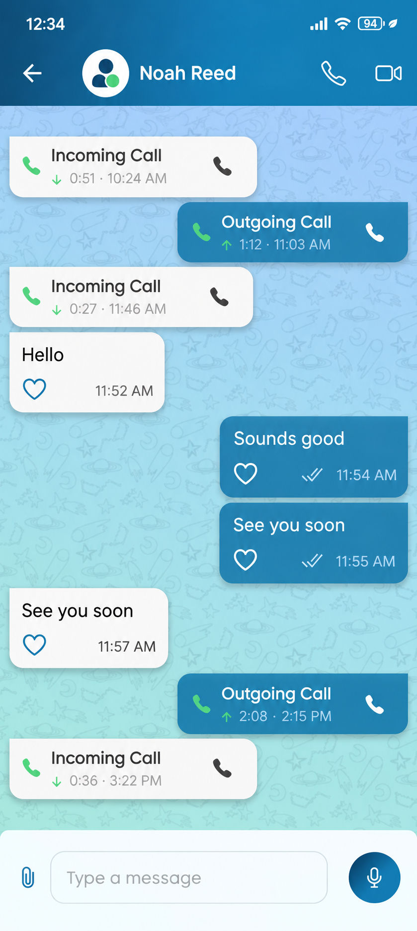 Anonymized Zvoni conversation